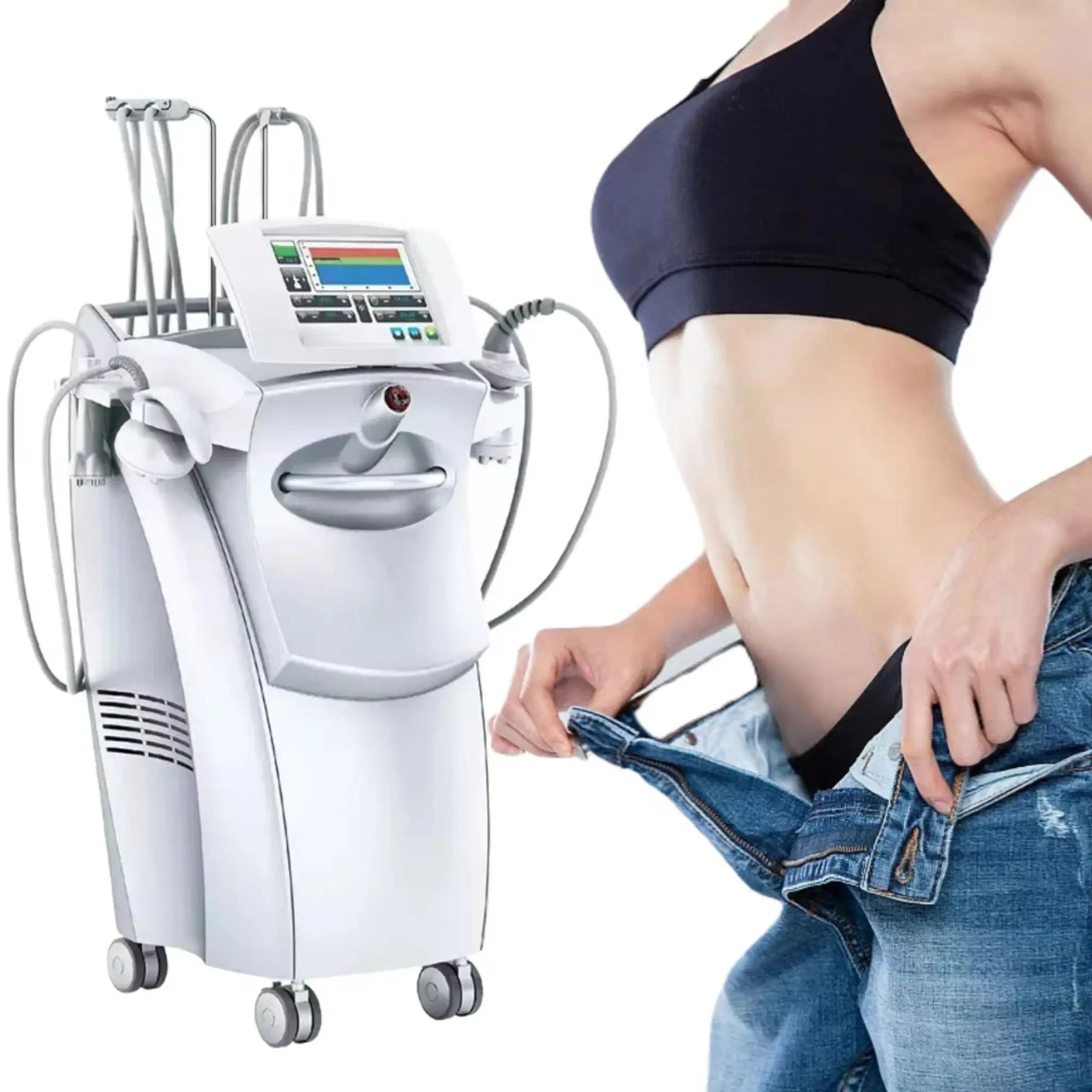 Professional RF Body Slimming Beauty Machine For Cellulite Reduction Skin Tightening and Anti-Aging Face Lifting Device For Spa and Clinic Use