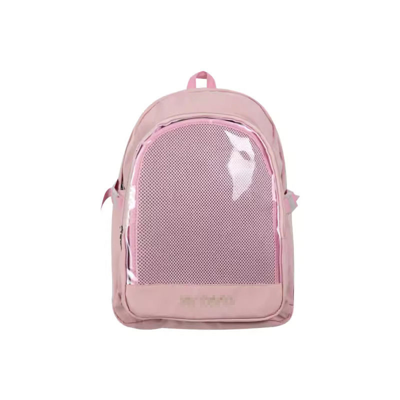 2025 Autumn New Women s Backpack Versatile Cotton Doll Transparent Pain Bag Cute and Soft College Style Student Backpack Autumn New Designer Backpack