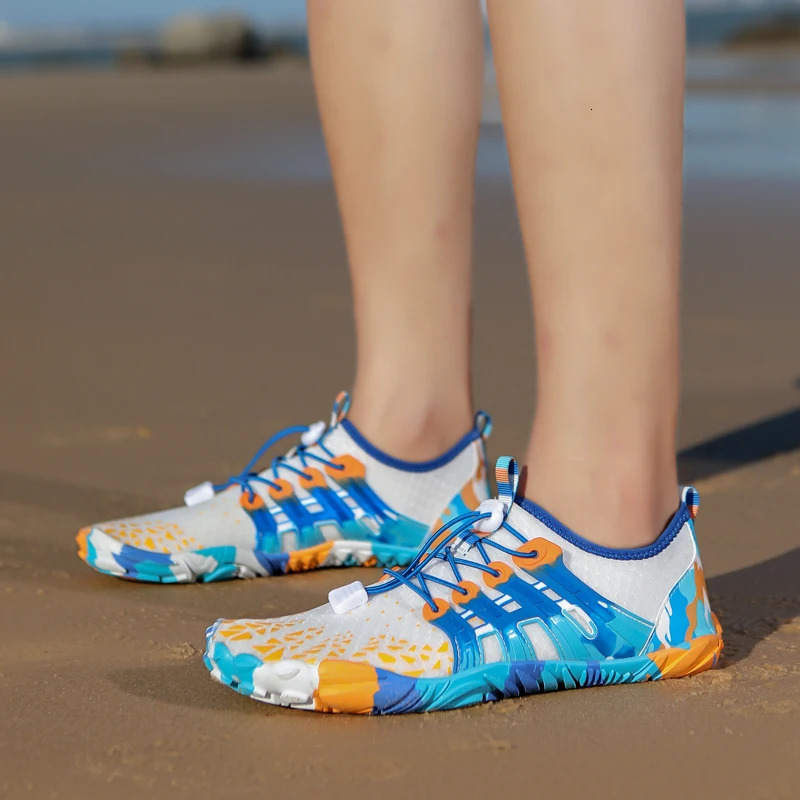 Aqua Shoes Hiking Sport Shoes Deep Squat Fitness Shoes Fishing Swimming Wading Shoes Surfing Diving Beach Five-Finger Shoes 250730