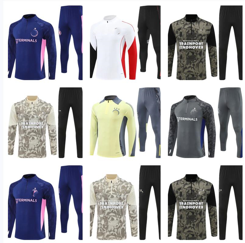 2025 2026 Feyenoords Eindhovens PSVs tracksuit 2526 training suit Short sleeved suit soccer Jersey kit uniform chandal adult sweatshirt Sweater 666 88