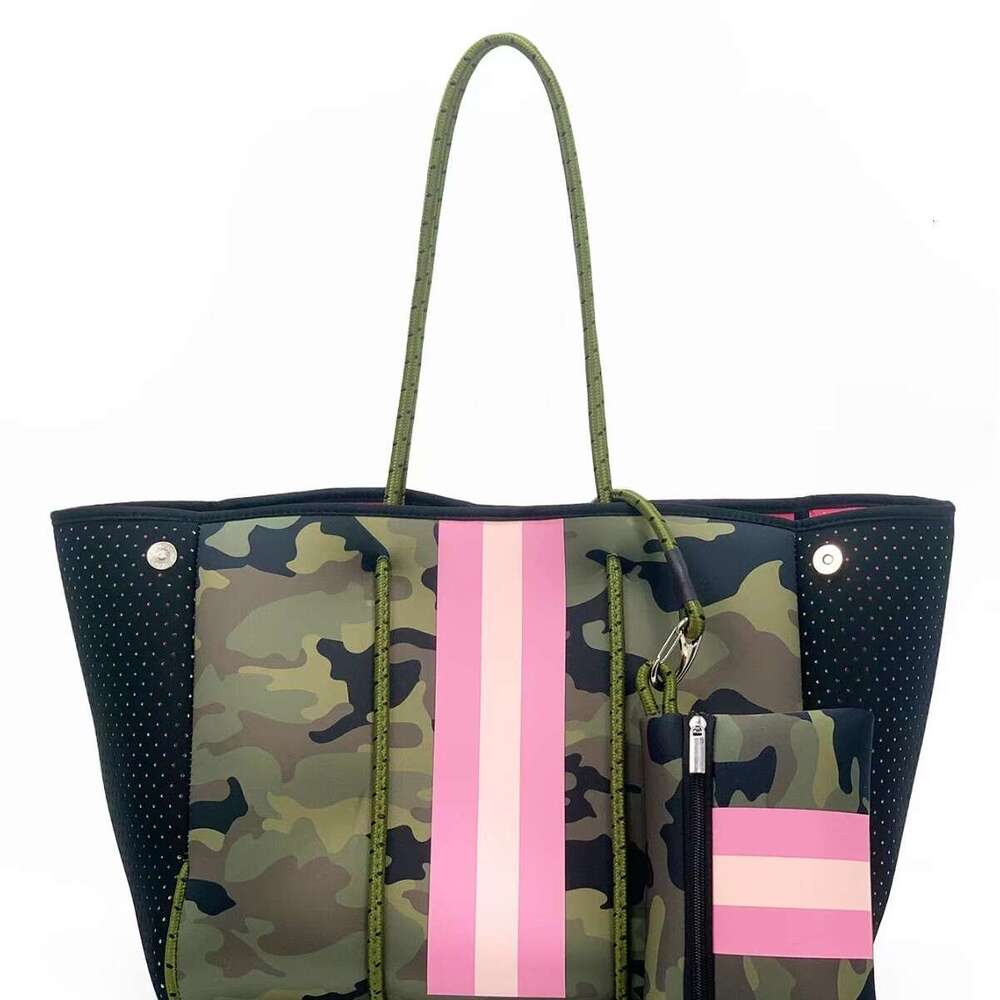 2025 New Diving Material Tote Crossbody Shoulder Outdoor Casual Large Capacity Handbag Beach Bag