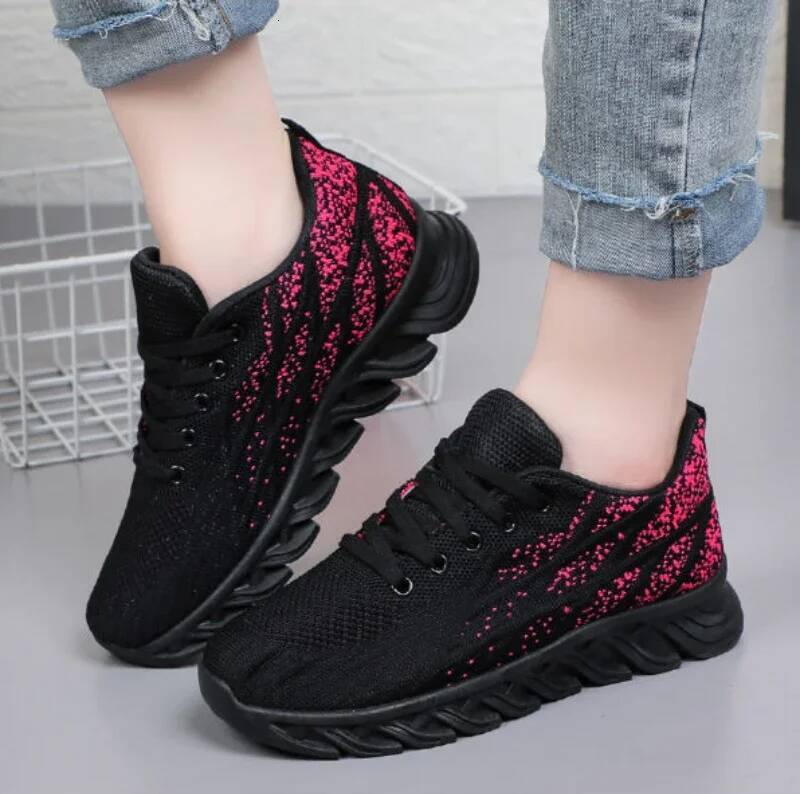 Gym Flat Women Footwear Ladies Shoes Lace Up Black Korean A Summer 2024 Light Designer Stylish And Low Price Promotion 39 ddmysaturn
