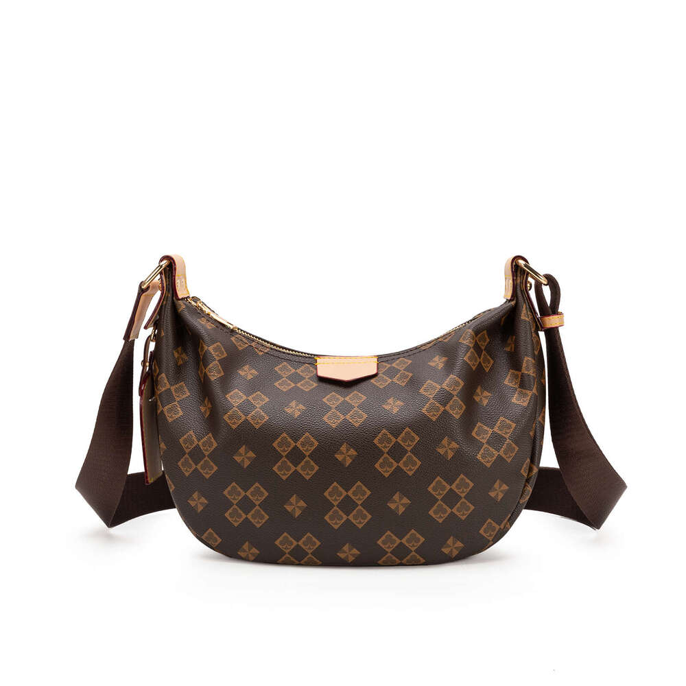 Lacel Urwebin designer women's bag new crescent shaped women's bag crossbody bag shoulder bag fashion trend printed women's bag gift