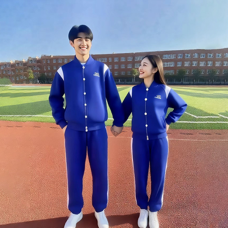 Customized high-quality embroidered badges, campus British style school uniform, fashionable and comfortable school uniform