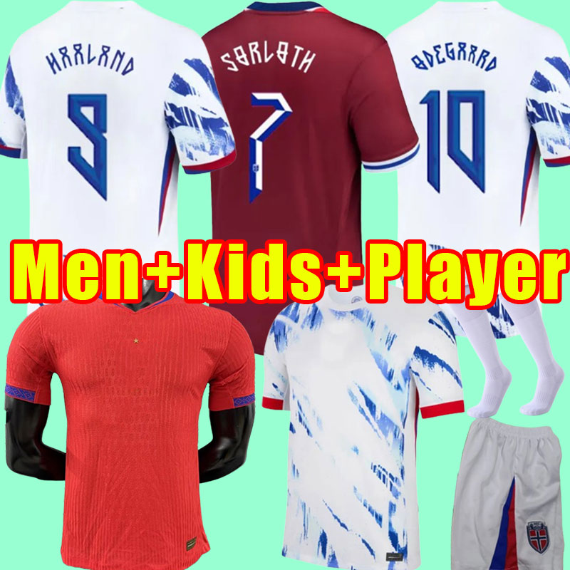 Jersey Norway soccer jerseys HAALAND ODEGAARD football shirts national team KING ELYOUNOUSSI BERGE NORMANN jersey men kids kit Football 2024 2025 2026 fans player