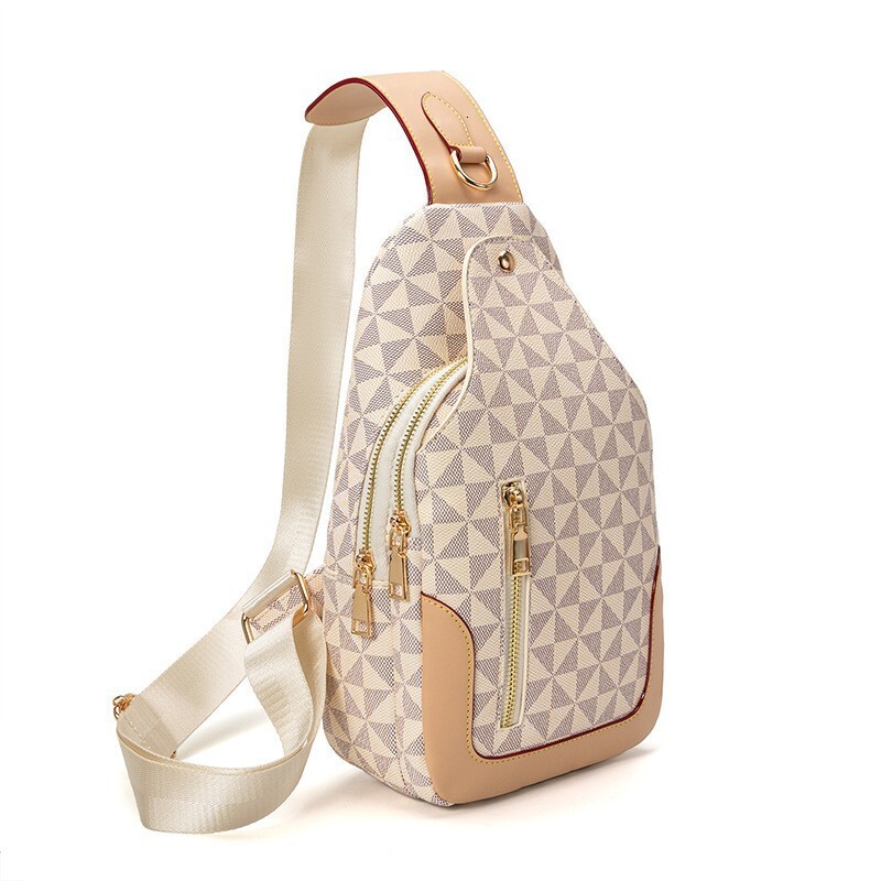 designer bag 2025 New Women's Bag Windmill Pattern Print Chest Bag Fashion Versatile Single Shoulder Luxury bag Crossbody Bag Casual Trendy Brand