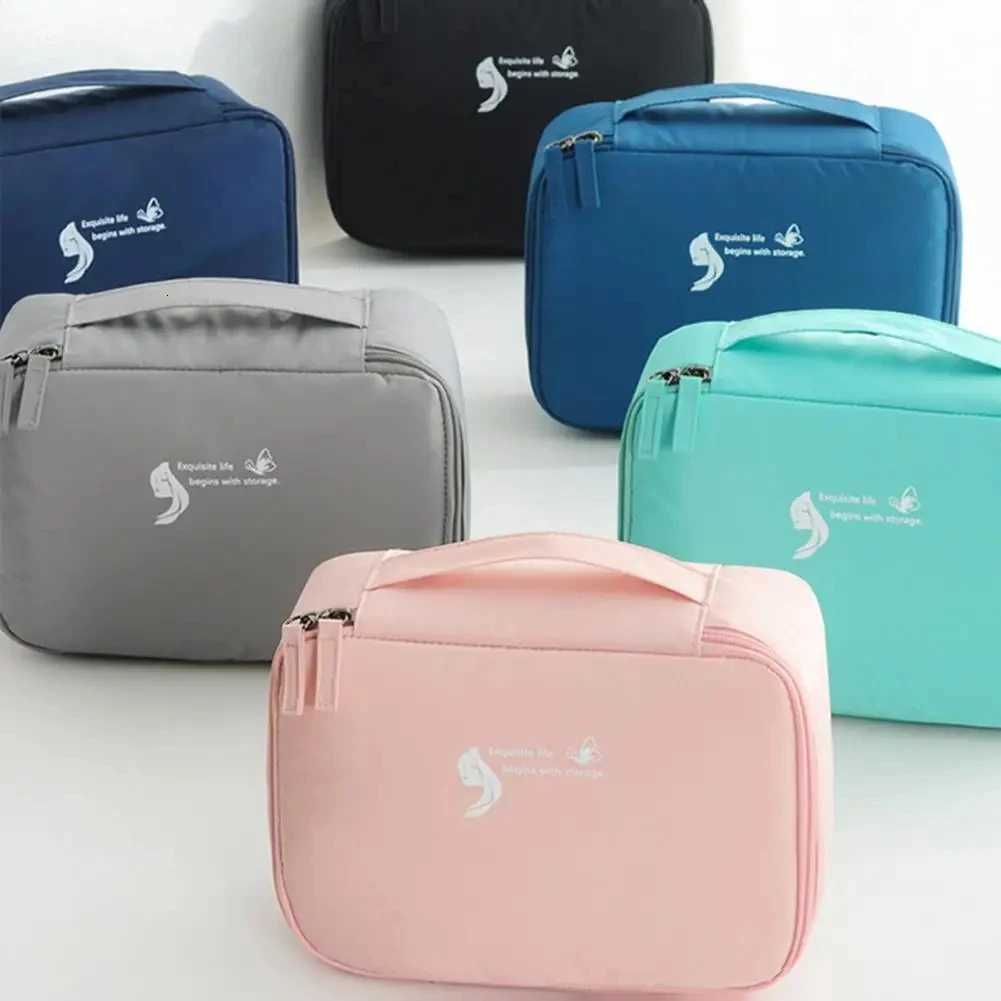 Makeup Bag For Men Toiletries Organizer Waterproof Travel Makeup Storage Pouch Fem Large Capacity Portable Cosmetic Case Y250808