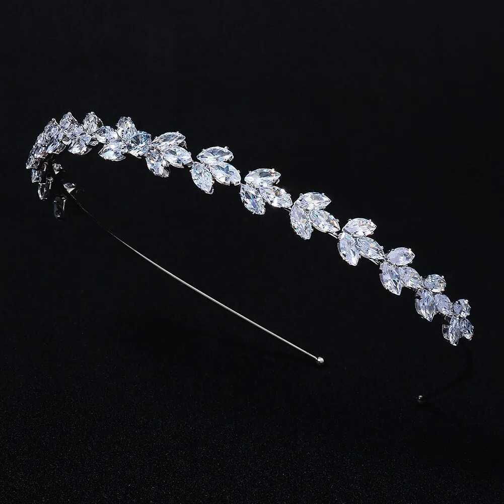 Fashion Good Quality Zirconia Zircon Wedding Bride Band Handmade Bridal Party Hairband Daily Piece for Women Dress Y250808