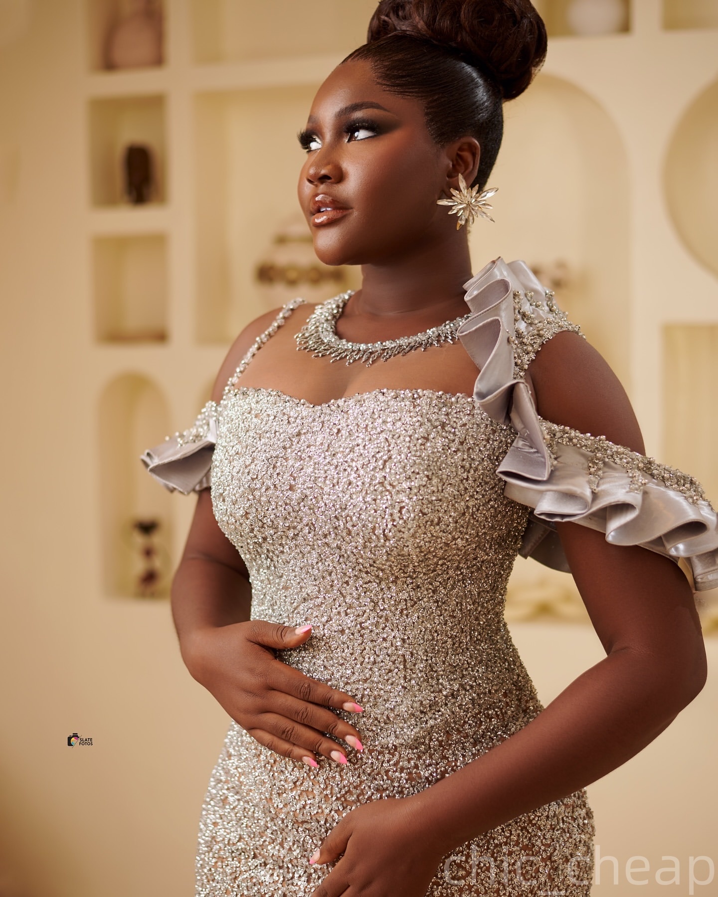 Mermaid Silver Prom Dresses 2025 Illusion Beaded Sequined Evening Formal Party Second Birthday Engagement Gowns Plus Size Dress For Special Occasions