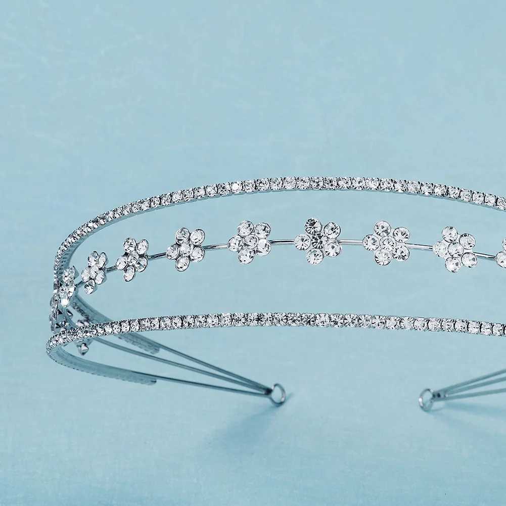 Fashion Crystal Triple Layers wer Princess Hair Bands Birthday Party Valentines Day pieces Bridesmaid Gifts Y250808