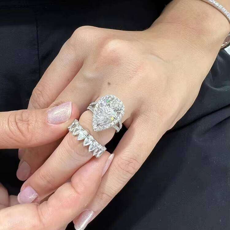 XINGGUANG Custom 1CT 1.5CT 2CT 2.5CT 3CT D VVS White Moissanite 9K 14K Solitaire Dia Engagement Wedding Gold Ring