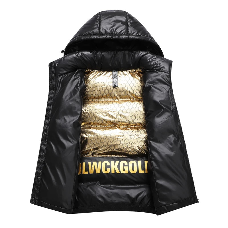 Men Vest down waistcoat winter sleeveless jacket mens lightweight waistcoat thick Sleeveless warm Waistcoat Man 250804
