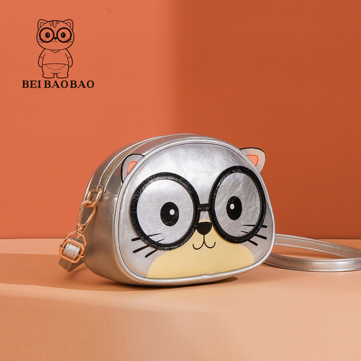 New Niche Design Cartoon Cat Small Round Cute Fashion Single Shoulder Crossbody Bag ddmymoon