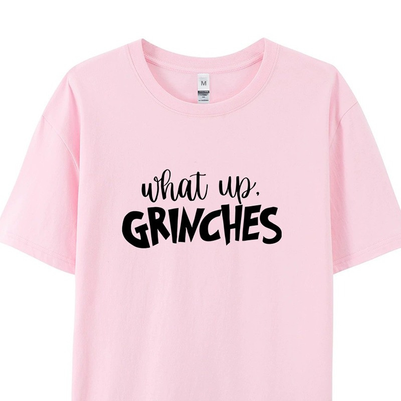 Durable Modern Graphic Print Crew Neck Tee Cotton