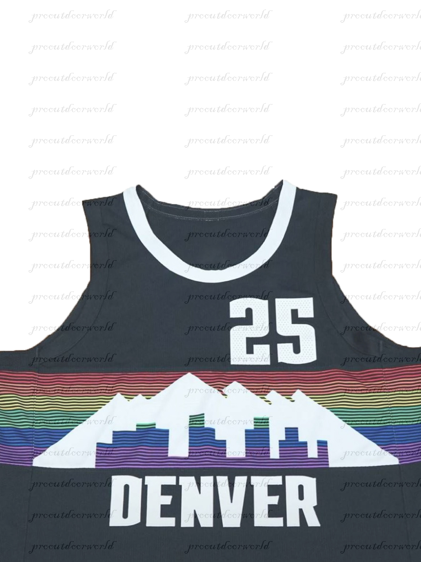 2025-26 City Edition Men's Black/Navy Basketball Jeresys Custom Nom and Num Embroidery Jokic 32 Aaron Gordon 0 Christian Braun 4 Russell Westbrook