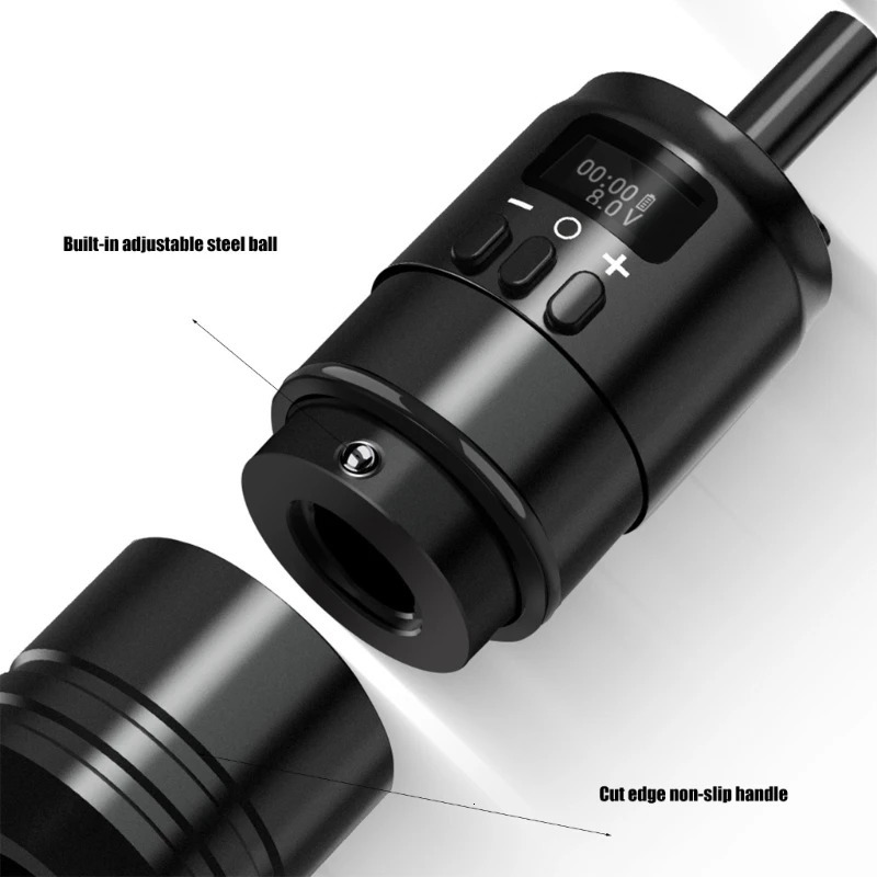 40JD Wireless Tattooed Battery Grip Ergonomical Handle Practical Tattooed Supplies 250805