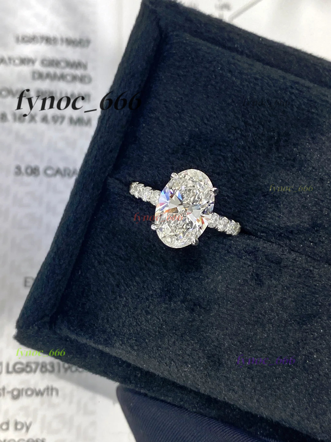 1CT-3CT Diamond Ring HPHT Grown in the Laboratory IGI Certified Lab Grown Diamond Jewelry Lab Diamond Engagement Ring