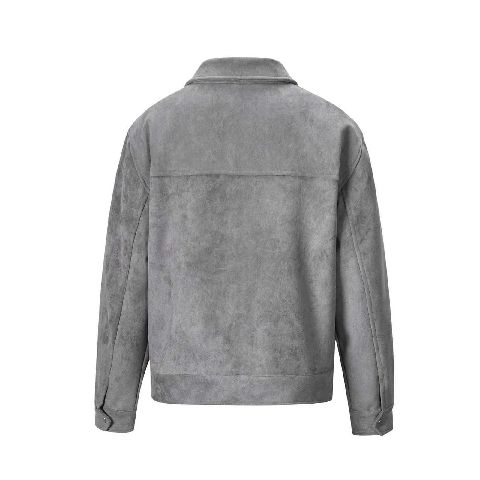 Spring Autumn New Fashion Mens American High Street Solid Color Chamois Multi Pocket Zipper Jacket Coat Casual Trendy Coat Male R250807