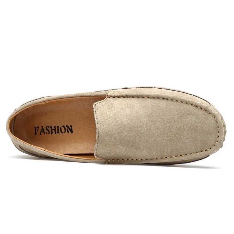 2021 Luxury Suede Leather Men Loafers Casual Shoes For Men Boat Shoes Handmade Men Slip-on Driving Shoes Male Moccasins Zapatos99 W250808