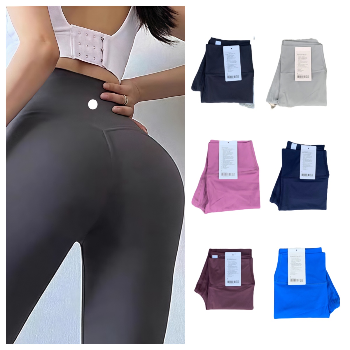 aligned leggings High Waist Yoga Leggings Women Push-up Soft Elastic Hip Lift T-shaped Sports leggings for women pant Running Training Luluity Lemonitys leggings