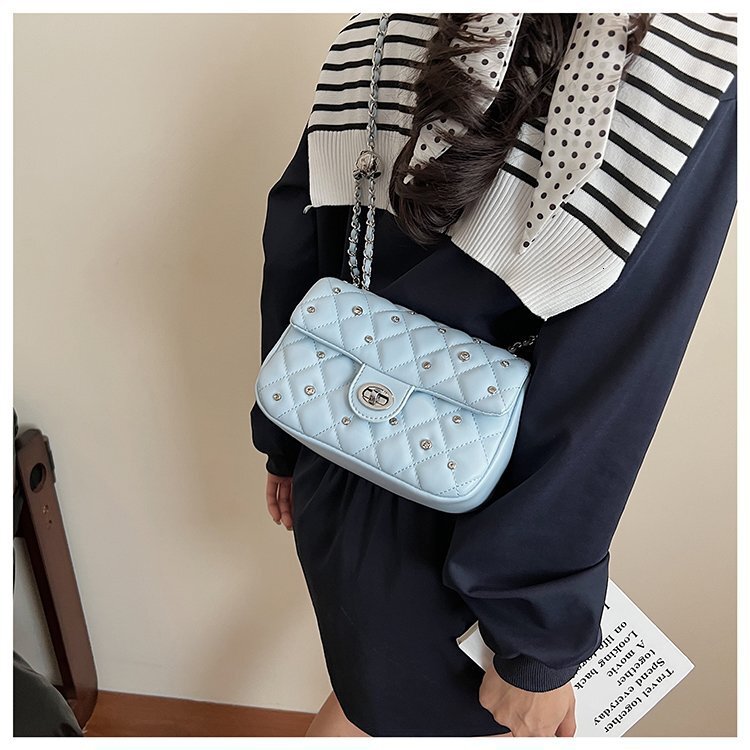 Luxury Brand Designer Bag Quilted Small Square Bag Adjustable Chain Crossbody Small Backpack 2025 New Fashion Cute Women's Bag