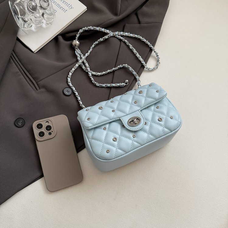 Luxury Brand Designer Bag Quilted Small Square Bag Adjustable Chain Crossbody Small Backpack 2025 New Fashion Cute Women's Bag