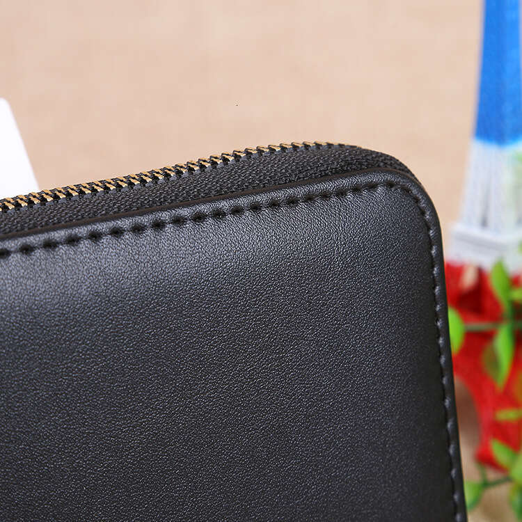 Long Wallet Large Capacity Clutch Double Layer Korean Style Zipper Coin Purse Phone Bag Print