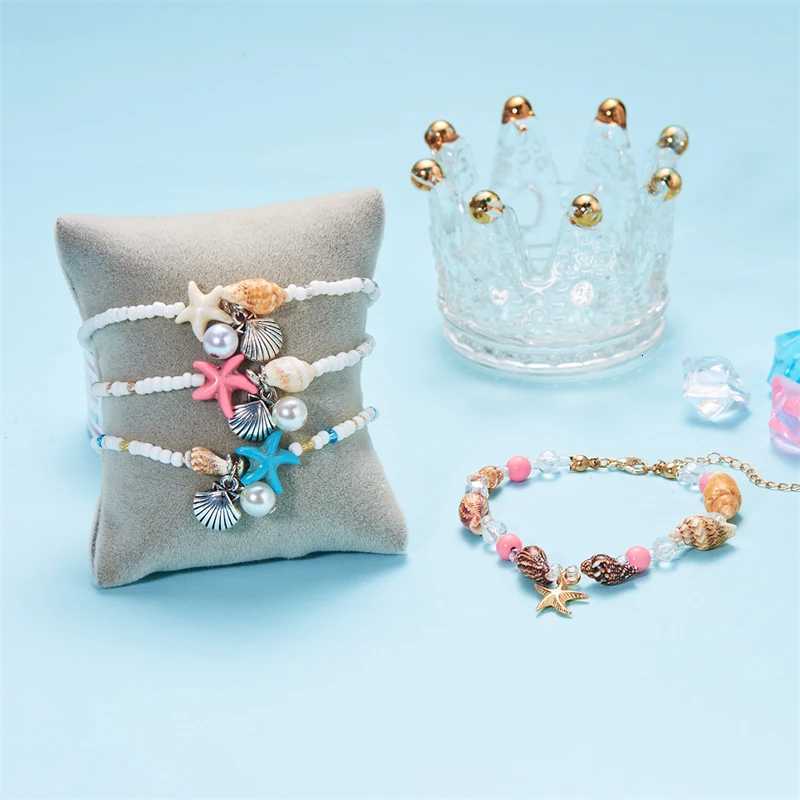Boho Starfish Conch Bracelet Anklets for Women Cute Adjustable Shell Rice Beads Ankle Bracelets Girls Summer Foot Beach Jewelry Z250807