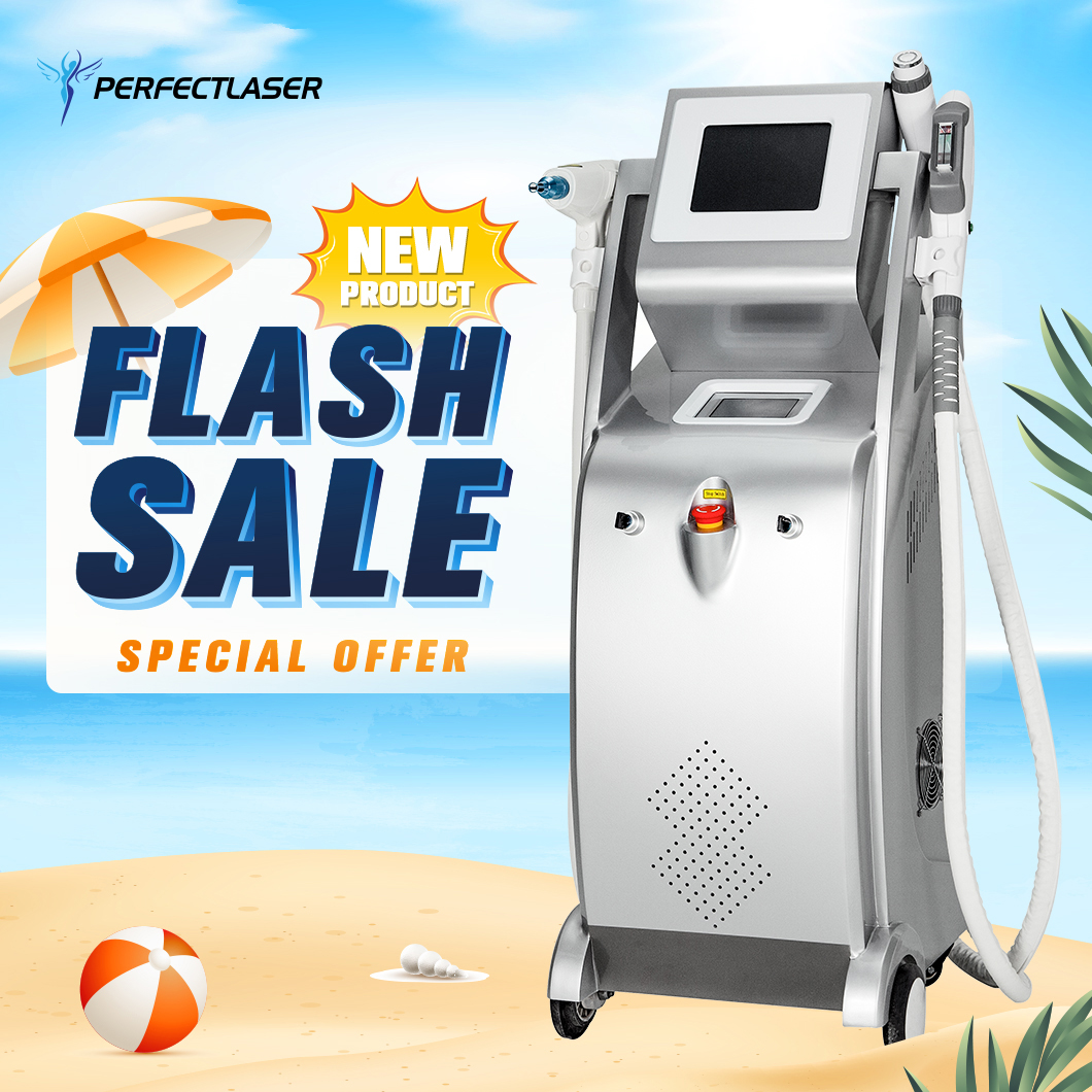 Most Popular OPT IPL fast Hair Removal RF Skin Rejuvenation Machine Elight Device ND Yag Laser Tattoo Removal