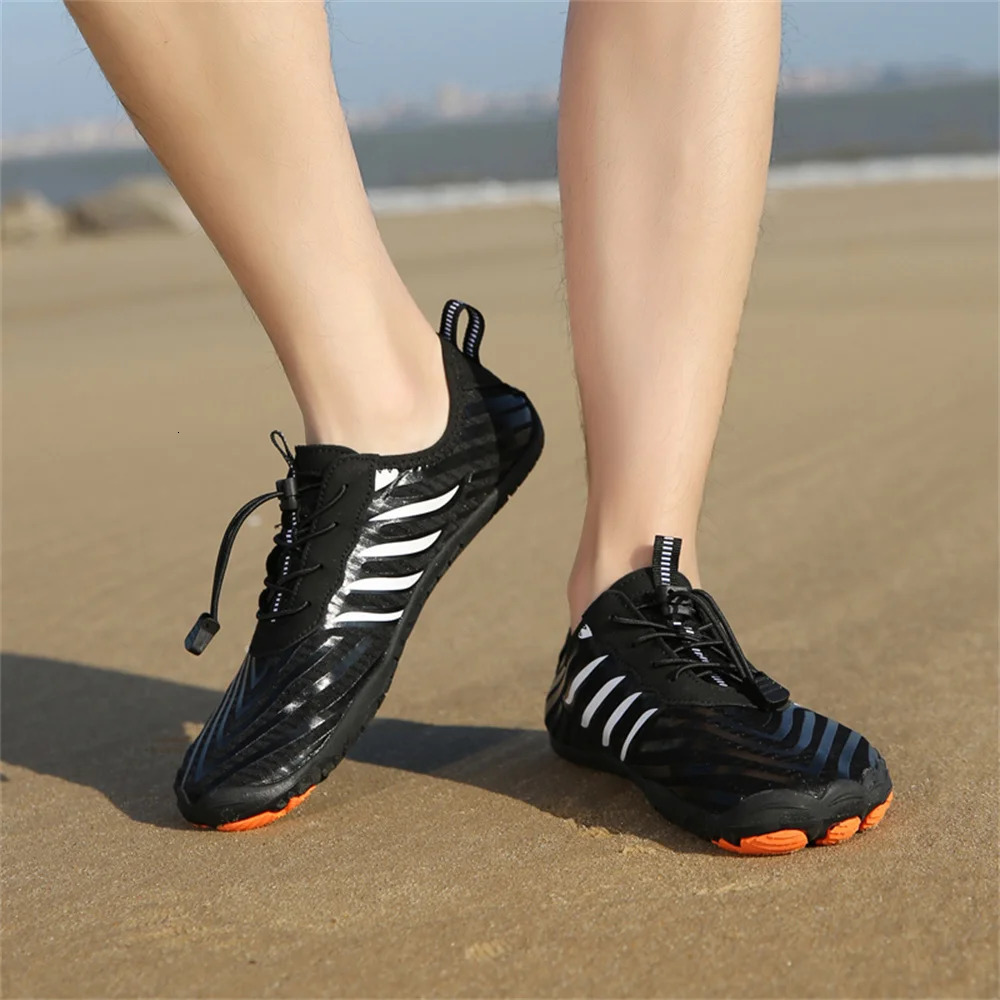 Unisex Quick Dry Water Shoes Men Women Colorful Beach Swimming Surfing Seaside Aqua Shoes Couple Barefoot Upstream Sneakers 250730