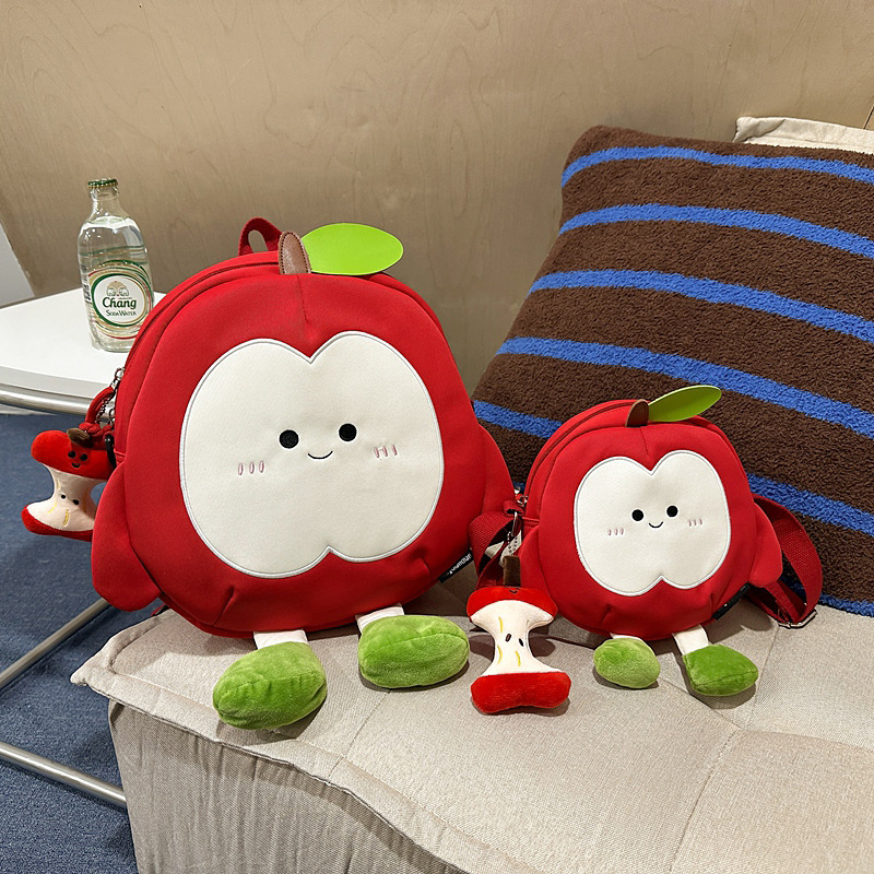 fashion 2025 Autumn New Women s Backpack Autumn New Casual Backpack Fresh Style Cute Apple Girl Backpack Outdoor Children s Backpack Autumn New Design