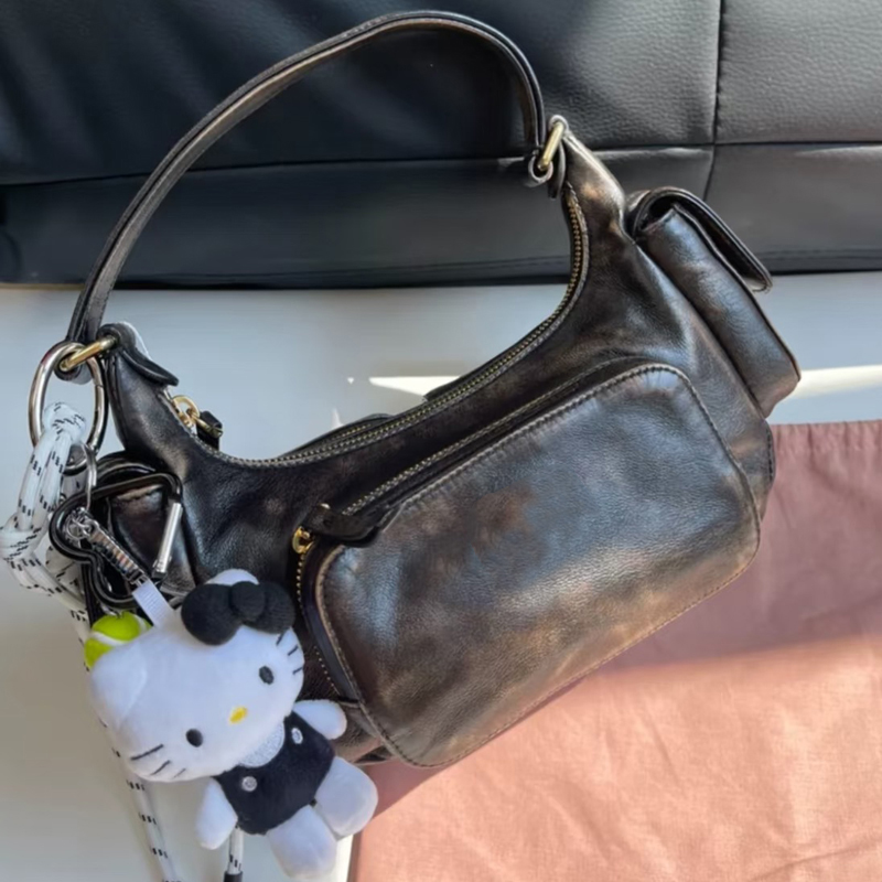 7A Quality Bags Designer women bag Underarm Hobo Vintage leather bag Fashion Tote Luxury Bag handbag hobo Shoulder bags