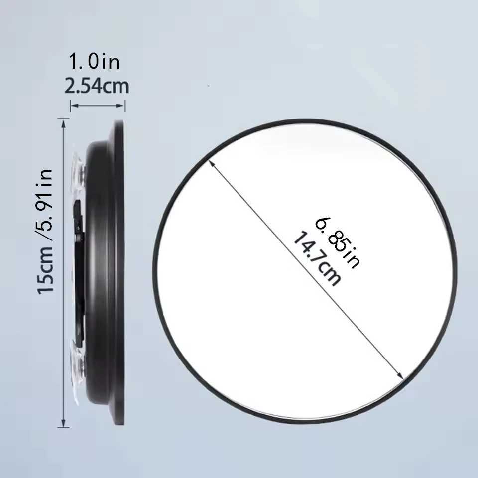 20X Magnification Handheld Makeup Mirror Portable Beauty Tool One-Side Tabletop Mount For Home Travel Magnifying Mirror with Tweezers Z250807