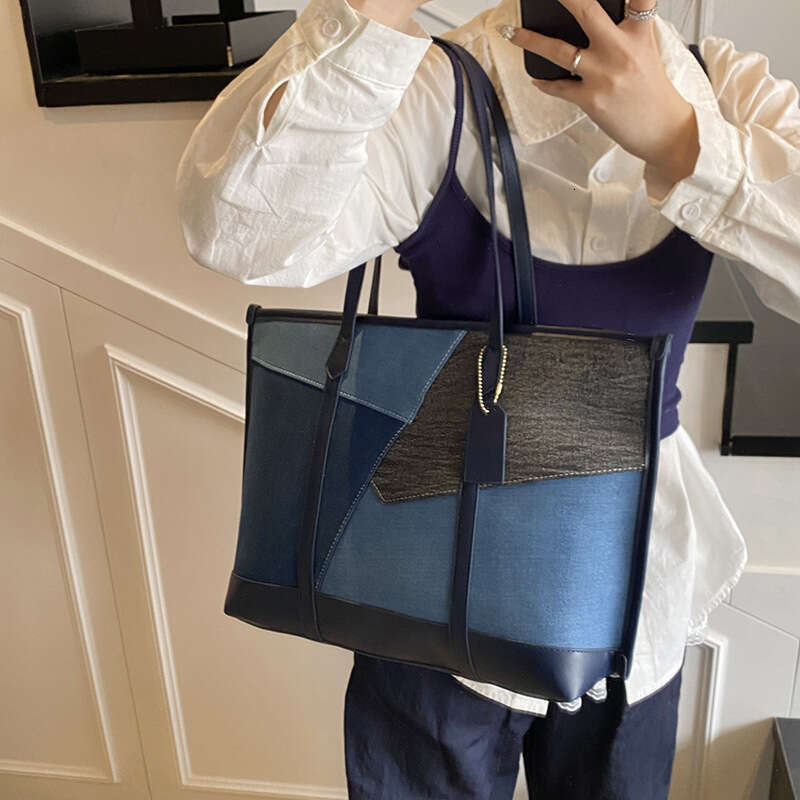 Niche Design Luxury Single Shoulder for Women Designer 2025 New Tote Color-Block Commuter bags Tote Fashion Underarm Bag