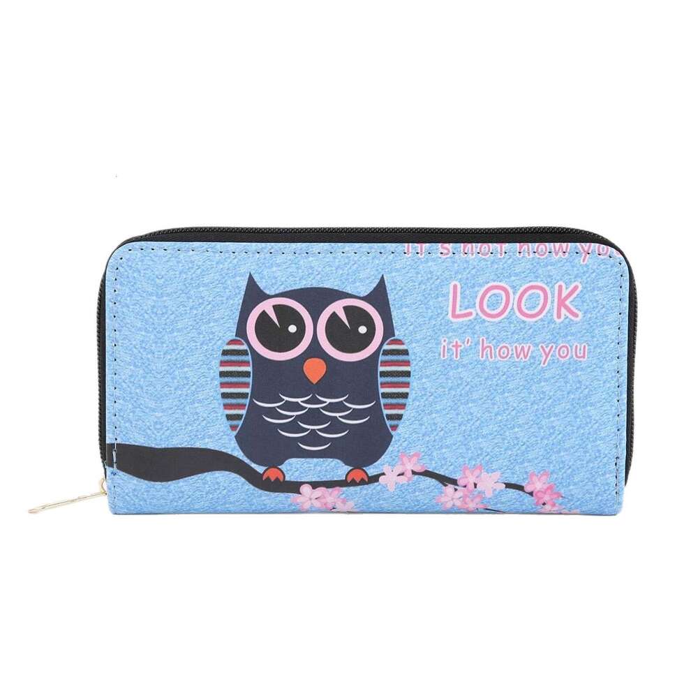 Cartoon Pattern New Wallet Women's Long Clutch Double-layer Zipper Large Capacity Coin Purse Multi-purpose Mobile Phone Bag