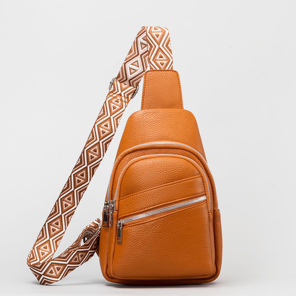 Free Shipping Designer Bag PU Leather Large Capacity Bag For Luxury Bag Women Casual Travel Multifunctional Chest Bag Crossbody Versatile Backpack For