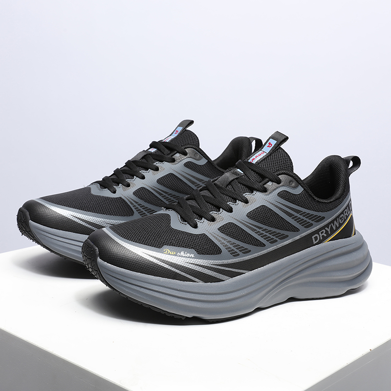 Men's running 2025 new autumn breathable sports men's thick-soled lightweight shock-absorbing leisure travel shoes