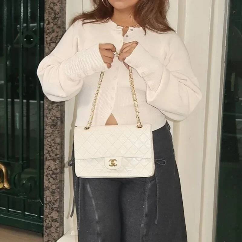 Women's High Waist Round Neck Single Breasted Cardigan Solid Long Sleeve Short Sweater Top Autumn Slim Bottoming Shirt dongdumaoyi