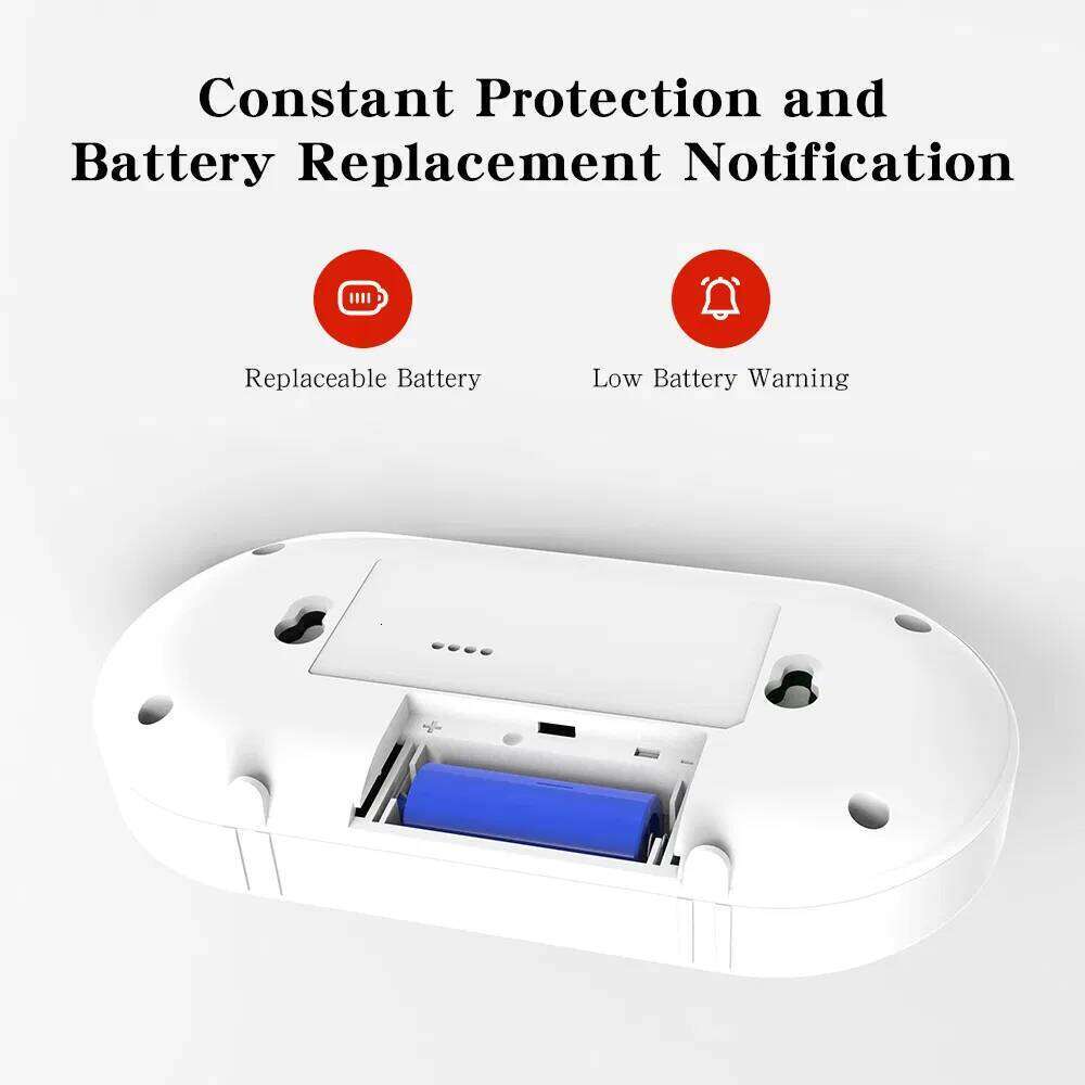 V-Come Alarm Digital LCD Display, Carbon Monoxide Detector with Replaceable VC22R