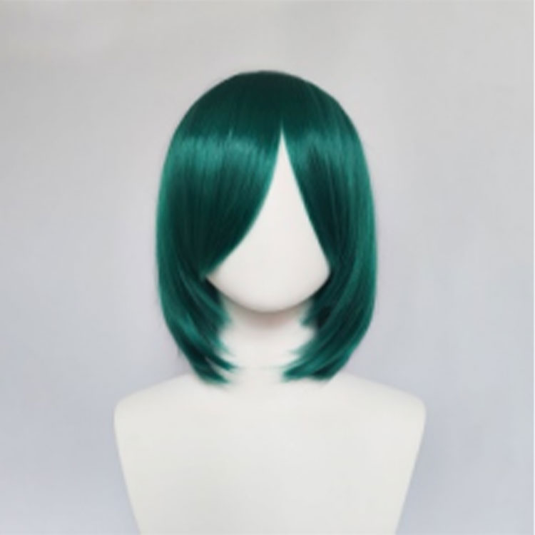 Durable Wavy Human-Like Hairstyle Fiberglass Prosthetic Wig Suitable for Role Play