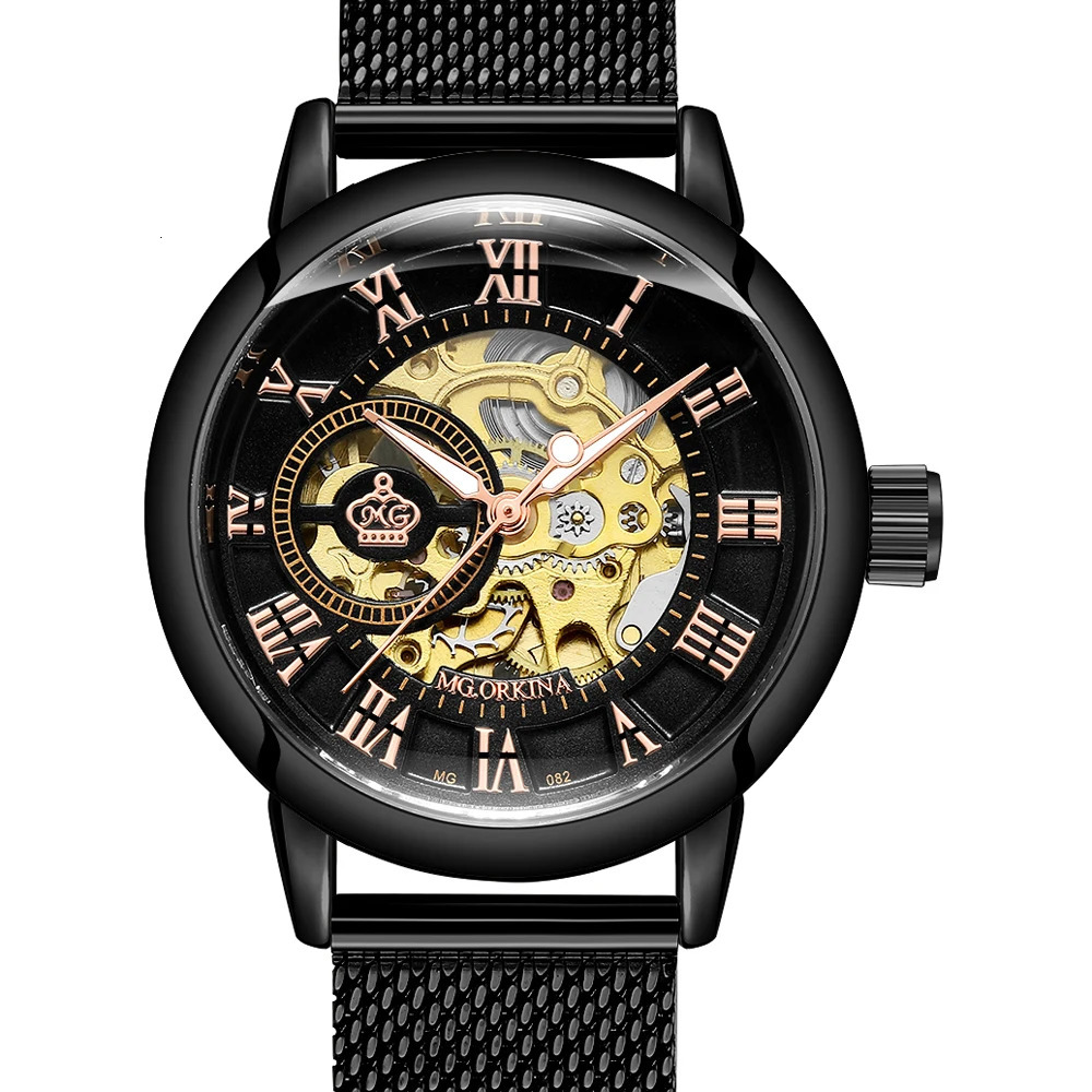 ORKINA-Hollow Skeleton Automatic Mechanical Wristwatches for Women Top Exquisite Gift 250807