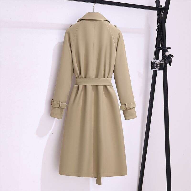 Women's Clothing Elegant And Stylish Trench For Women Mid Length 2023 Autumn New Style Waist Classic Fashion Coat Ins Trend