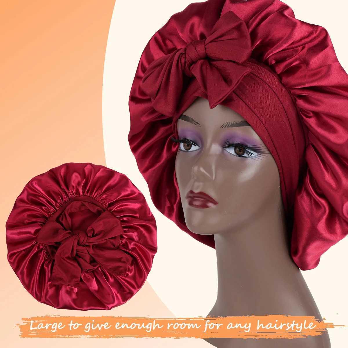 Breathable Shower Cap for Sleeping Adjustable Strap Hair Protector Natural Hair Wigs Soft Single-Layer Night Bath Cap 1PC Z250808