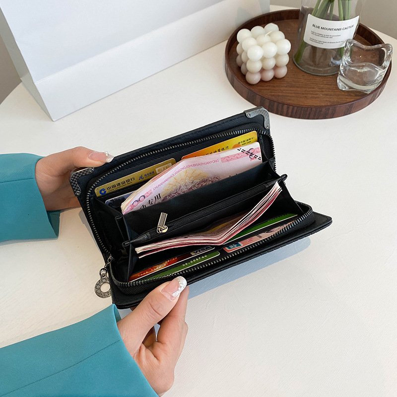 Luxury Brand Designer Bag New 2024 Women's Clutch Bag Fashion Long Women's Wallet Women's Clutch Bag Multi-Card Slot Phone Bag