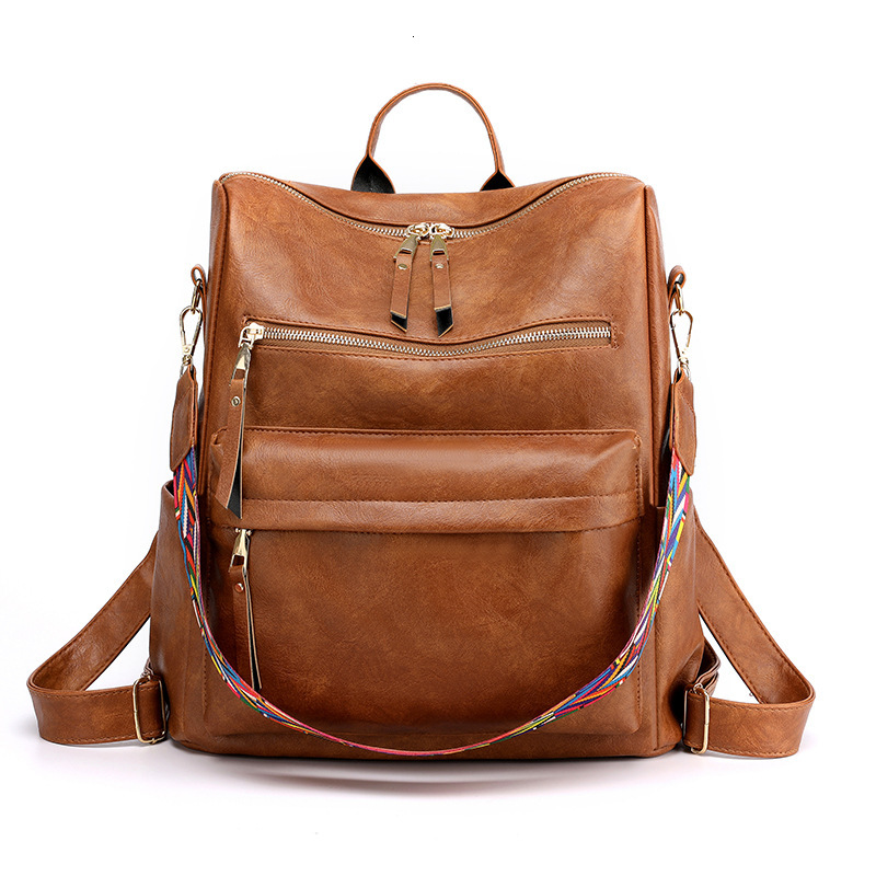 Designer Free Delivery To Your Door Bag Cross-border Bag Retro Backpack For Women Korean Version New Trendy Designer Bag Tote Bag Purse Leather Large 