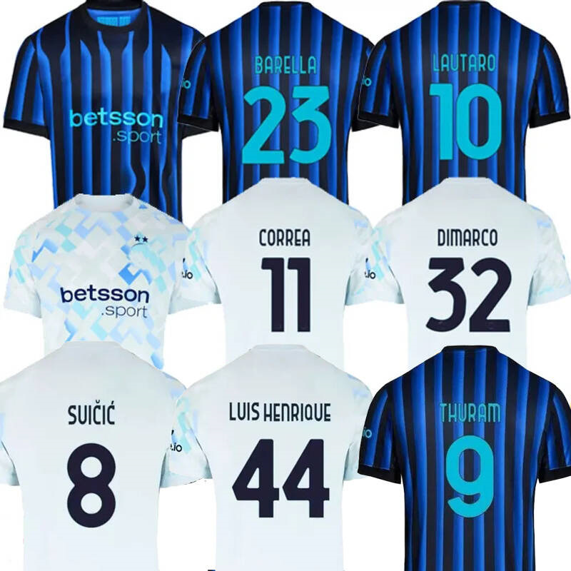 25 26 BASTONI DIMARCO soccer jersey ROSSI BARELLA INTERS THURAM MIlLANS LAUTARO ANNIVERSARY PAVARD 2025 2026 FRATTESI VR46 Special shirt Men kit Kids equpment