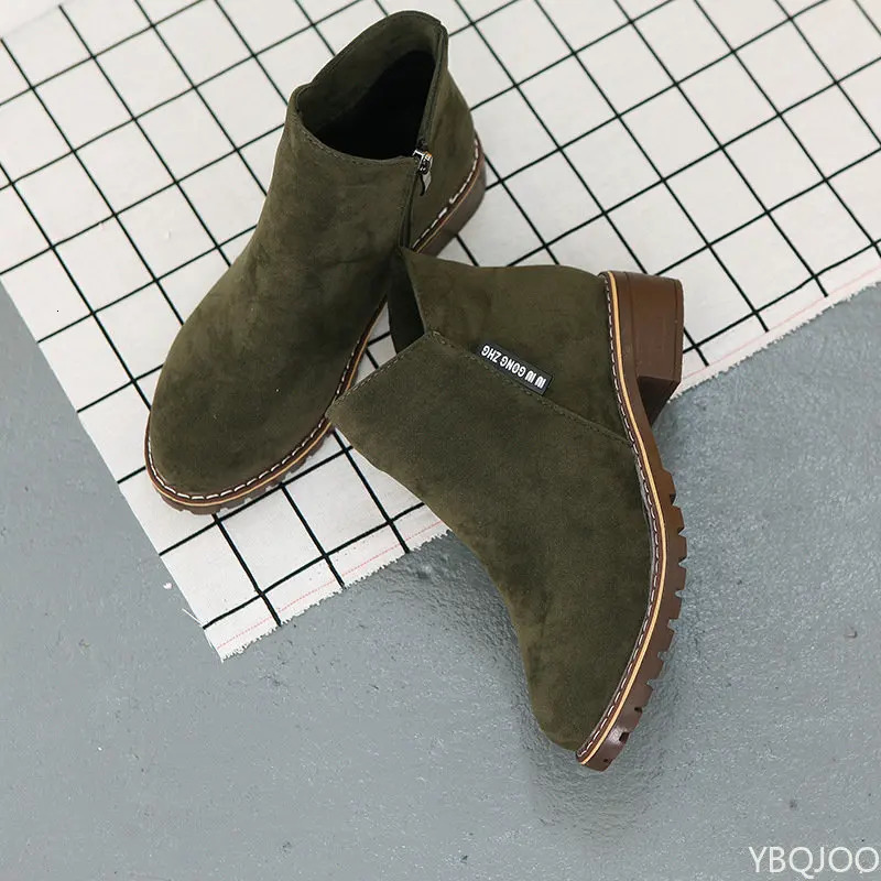 Shoes Women Fashion Thick Sole Ankle Boots Comfortable Plus Size Snow for Female Platform Botas De Mujer 250801