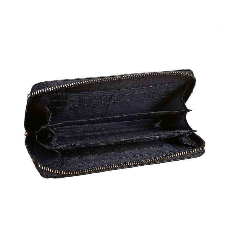 Long Wallet Large Capacity Clutch Double Layer Korean Style Zipper Coin Purse Phone Bag Print