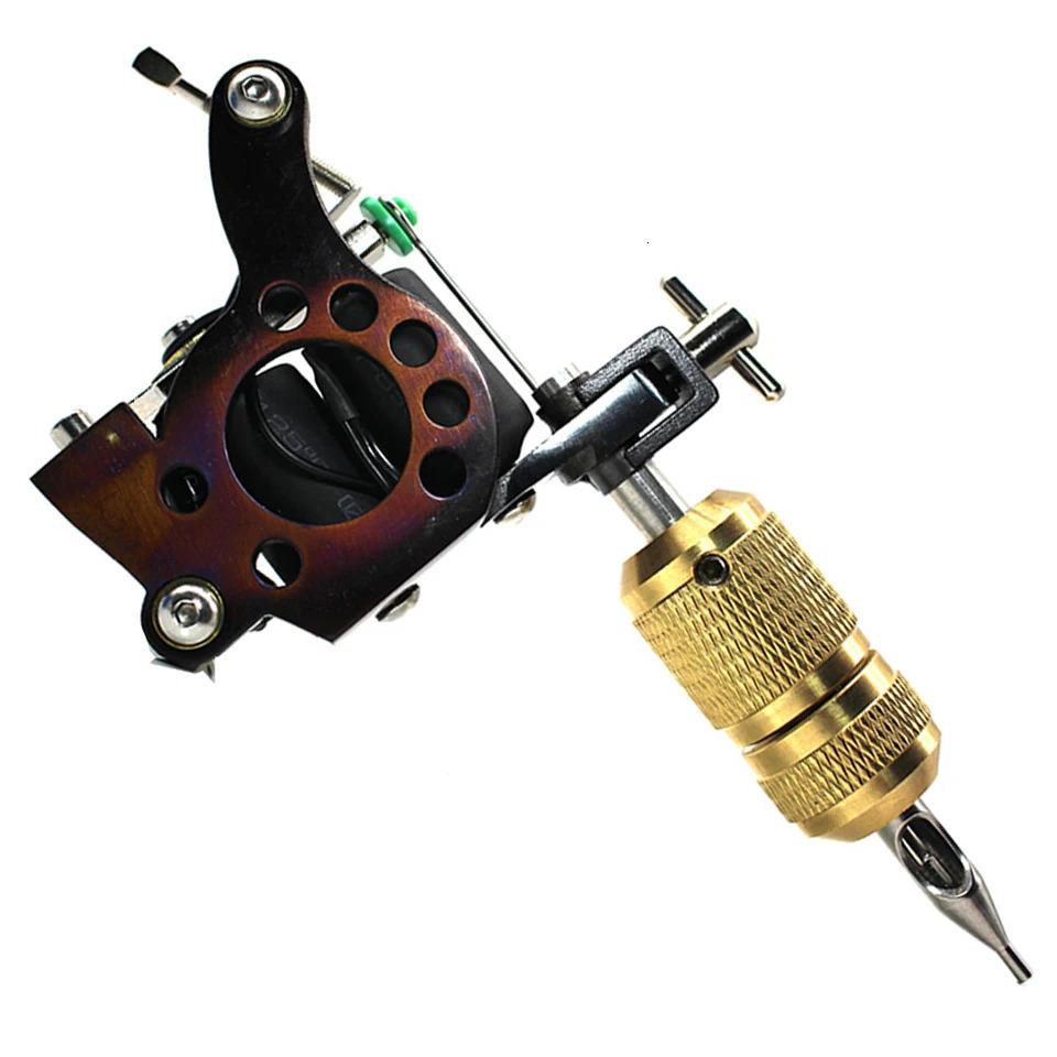 25mm Copper Tattoo Grip Handle Tube Auto-Lock Tattoo Machine Grip For Tattoo Supplies Body Art Tools permanent Makeup 250805