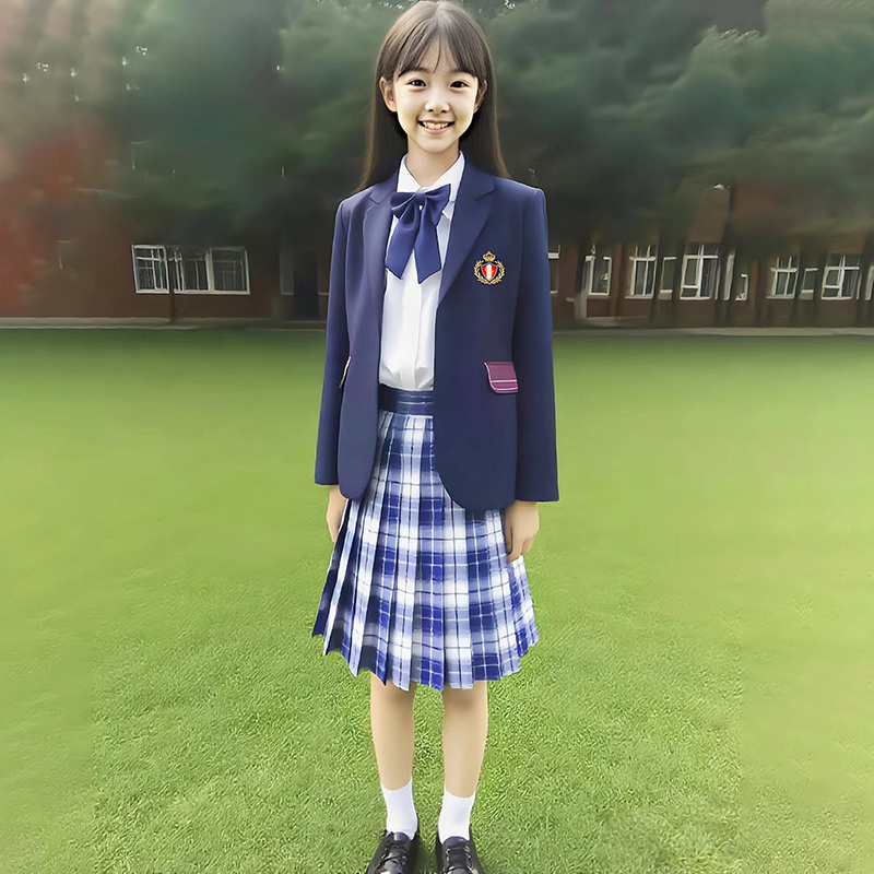 Customized Fashion British School Formal Suit Coat Uniform